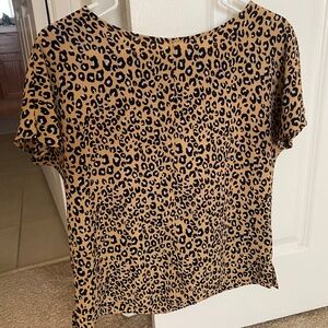 Leopard T-shirt Mark's & Spencer Size Small